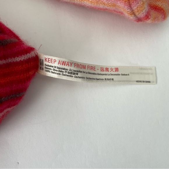 100% cashmere Anthropologie Saturday Sunday Emmeline crewneck sweater striped - Picture 4 of 6